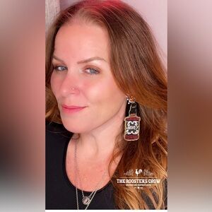 Must Be The Whiskey Seed Bead Post Earrings